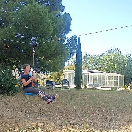 Mas Des 2 Paons Bed & Breakfast Villedaigne Luaran gambar